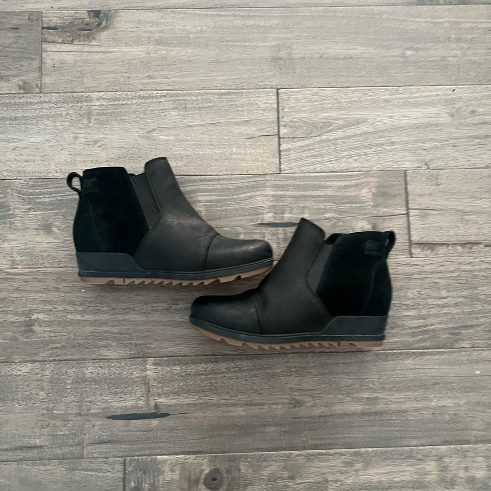 Sorel Black Ankle Boots
